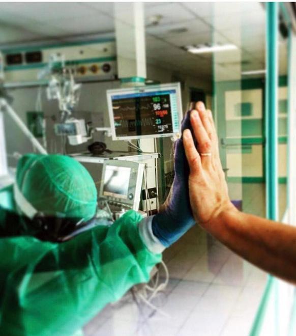 Sconforto e stanchezza nel reparto del Covid