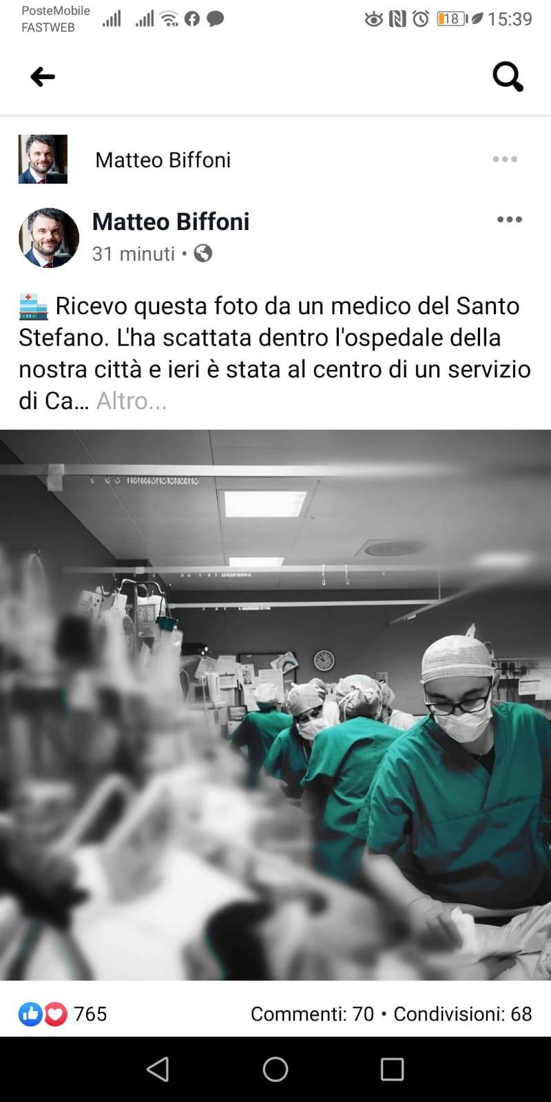 Un reparto di terapia intensiva