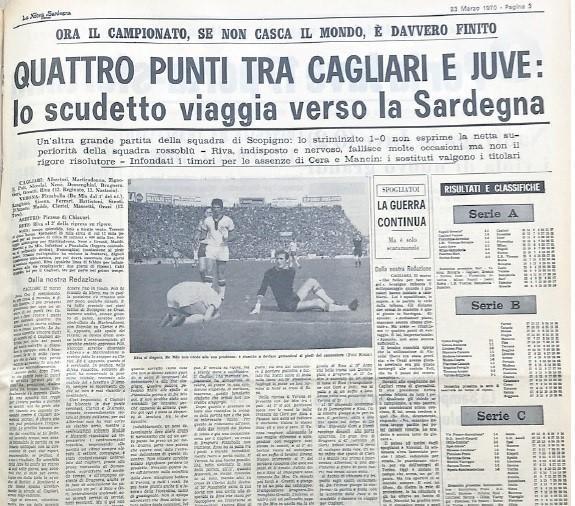 Gigi Riva infallibile dagli undici metri: battuto anche il Verona 