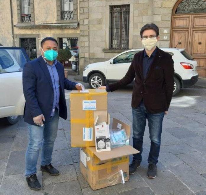 Merigar recapita al Comune tute, mascherine e guanti