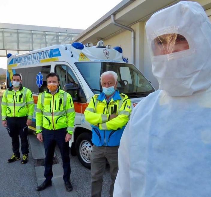 Servizio di tamponi a domicilio attivato dalla Misericordia 