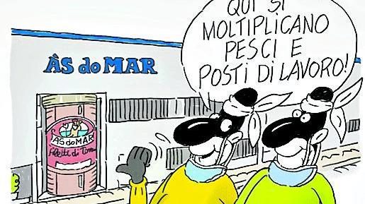 La vignetta di Gef - As do mar di Olbia batte la crisi: sconti e assunzioni