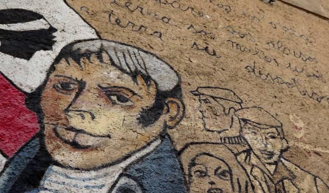 Il ritratto di Giovanni Maria Angioy in un murale a Orgosolo