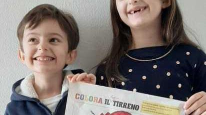 Viola e Francesco, sorpresa ai nonni