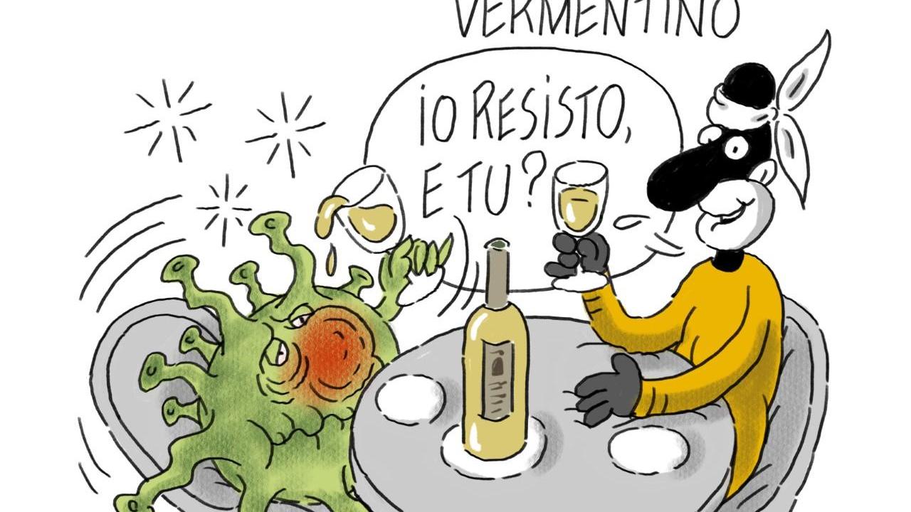 La vignetta di Gef - Il consorzio del vermentino guarda al dopo coronavirus