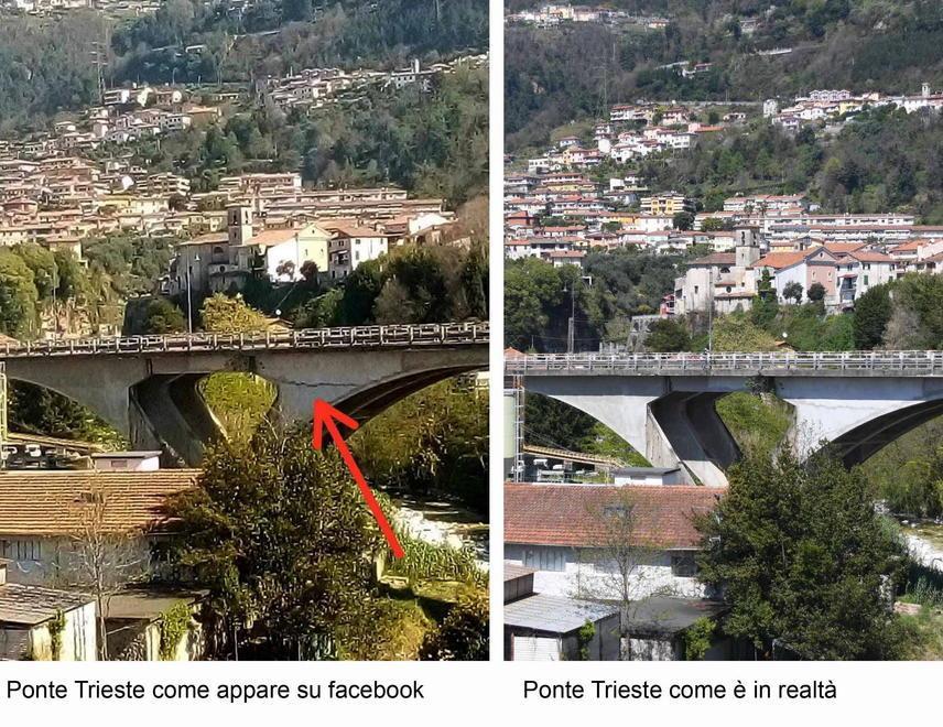 Nuove preoccupazioni per il ponte di via Trieste 
