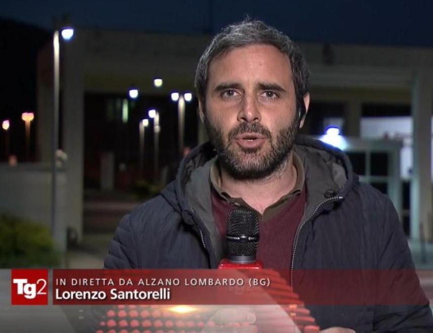 Lorenzo Santorelli, grossetano, 34 anni, inviato del Tg2.