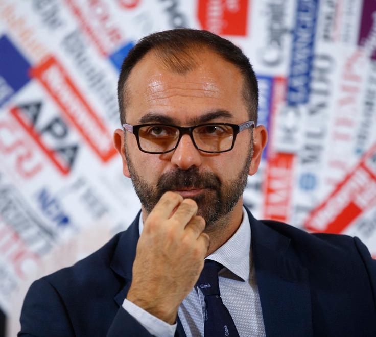 L'ex ministro dell'Istruzione Lorenzo Fioramonti