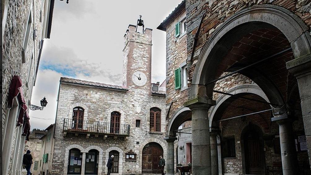 Il centro storico di Monterotondo Marittimo