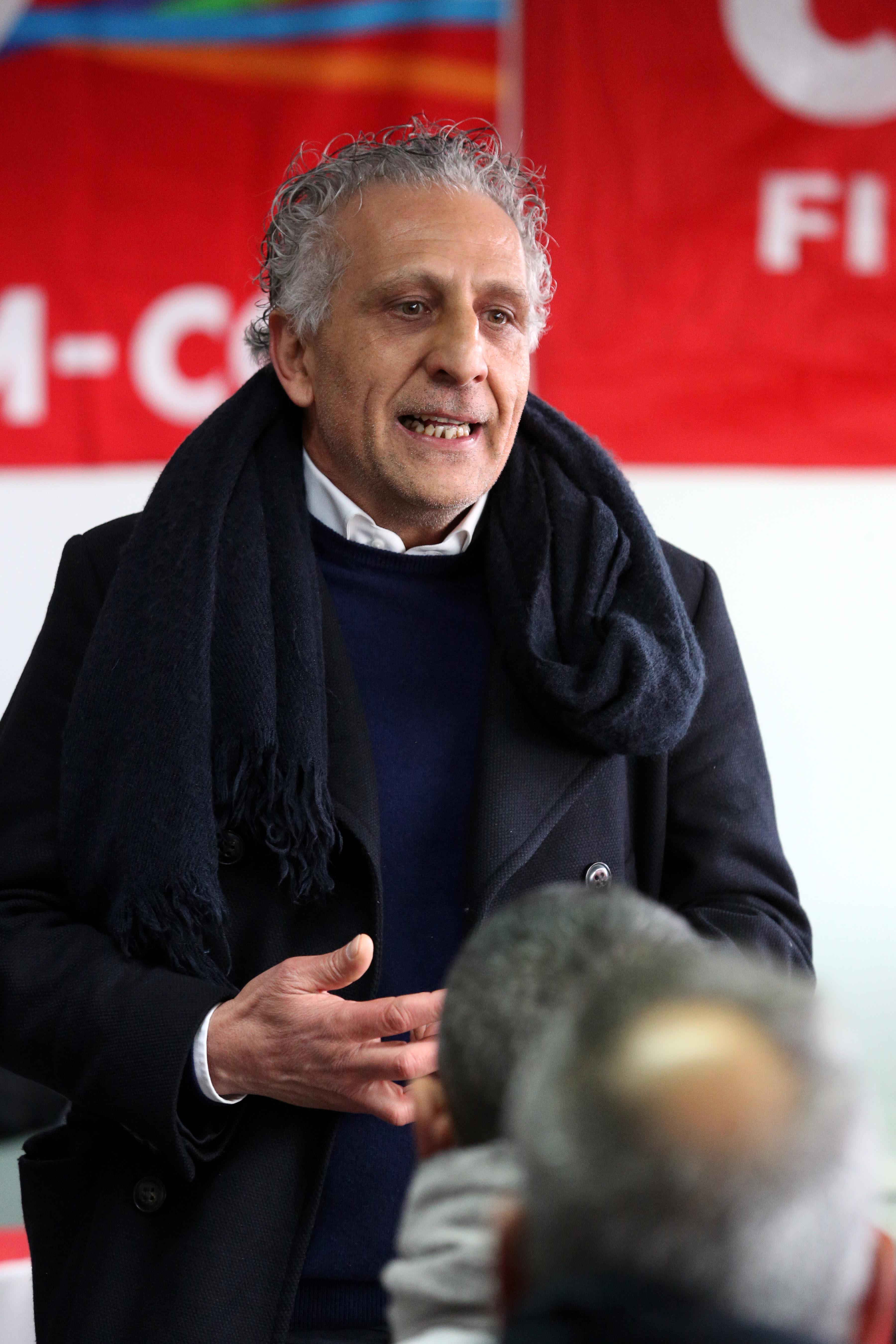 Il sindacalista della Filctem Cgil Giuseppe Dentato (foto Carlo Sestini)