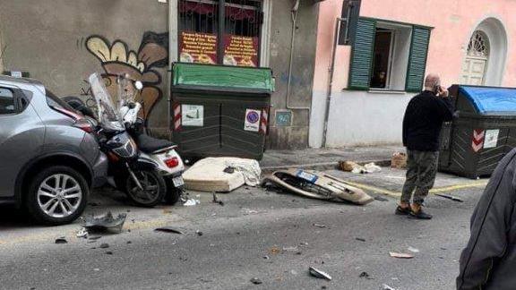 L'incidente in corso Amedeo