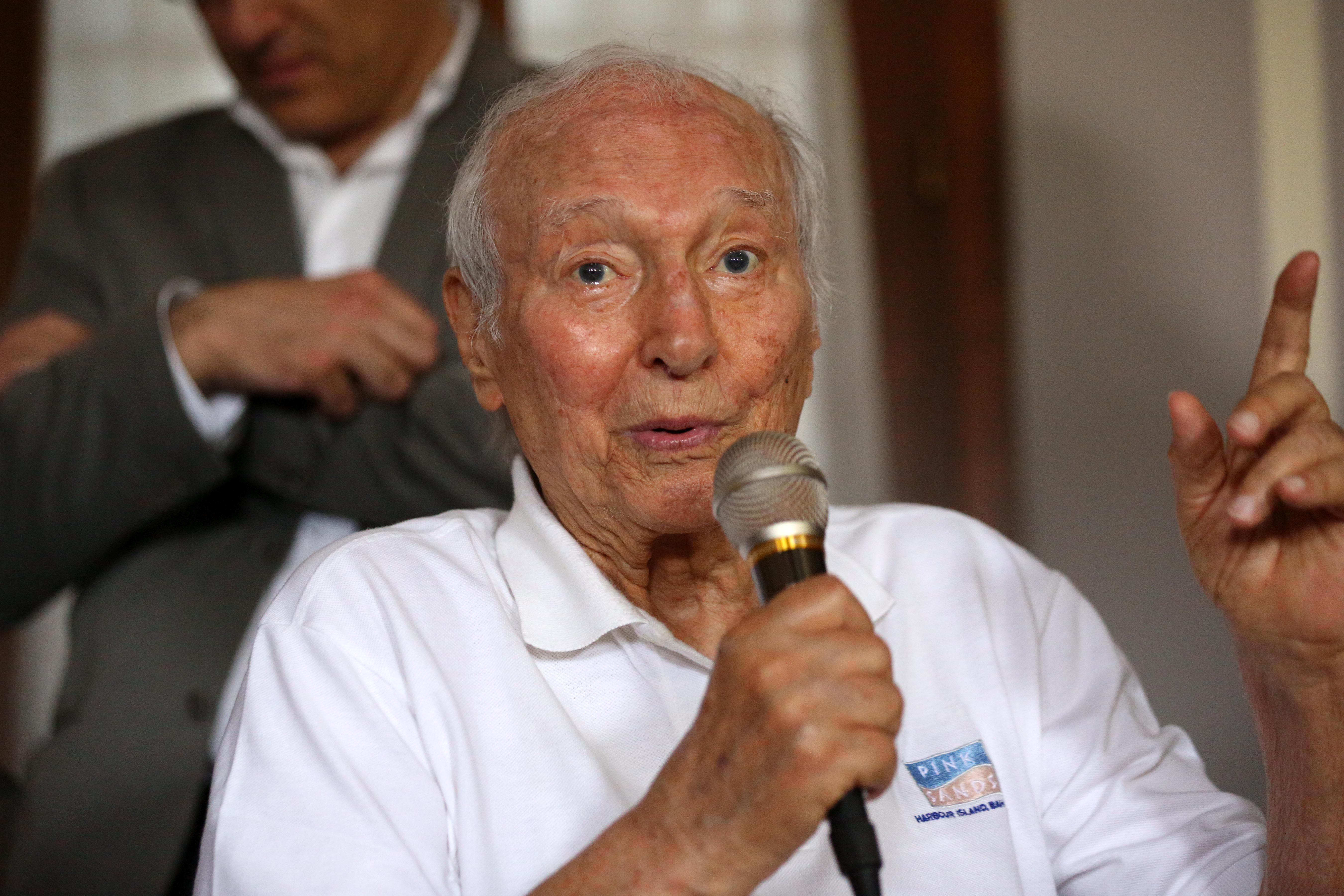 Il giornalista Piero Angela
