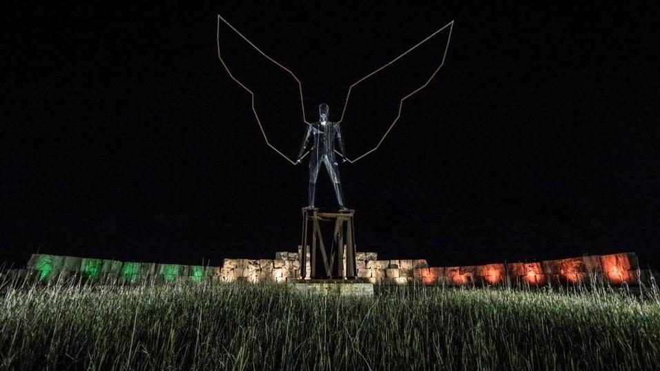 Un volo di speranza tricolore a Lajatico