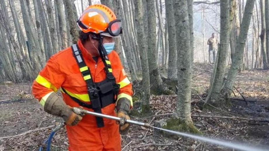 Vab in azione al Bagnolo