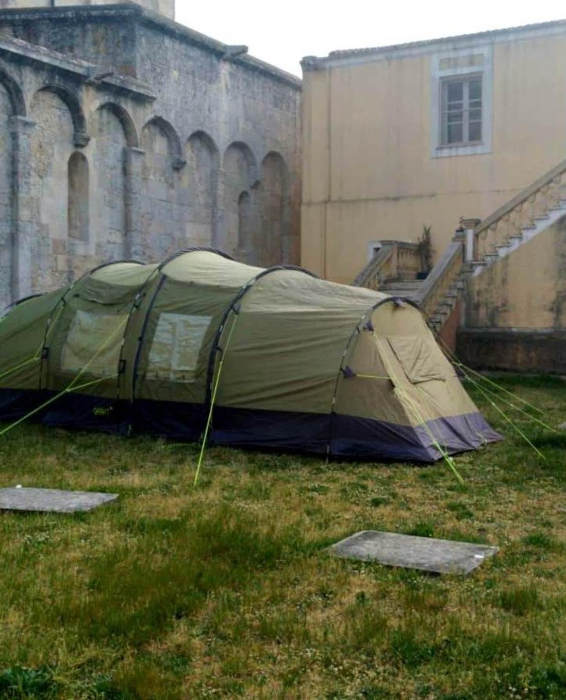 Una tenda anti Covid alla Biccheddu-Deroma 