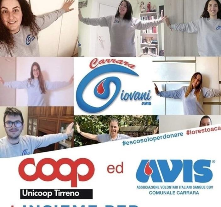 I giovani dell’Avis e la Coop portano la spesa a domicilio