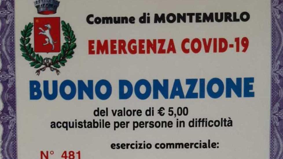 Consegnati ai negozianti “buoni spesa donazione” del valore di 5 euro l’uno