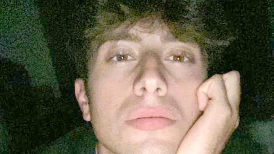 Un’immagine di Tommaso Del Corso, diciottennestudente di Rosignano risultato positivo al coronavirus