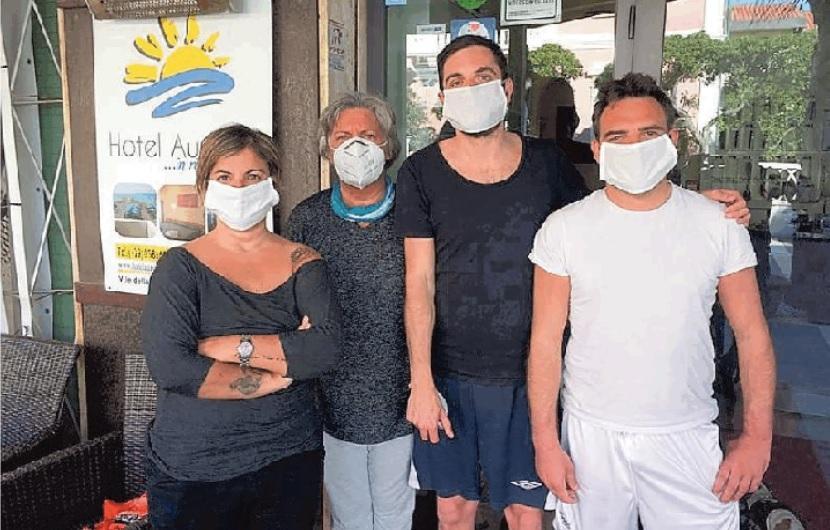 Da sinistra: Patrizia Laganà, Lara Arrighi, Giuseppe Mariani e Pasqualino Furci (foto Michele Falorni/Silvi)