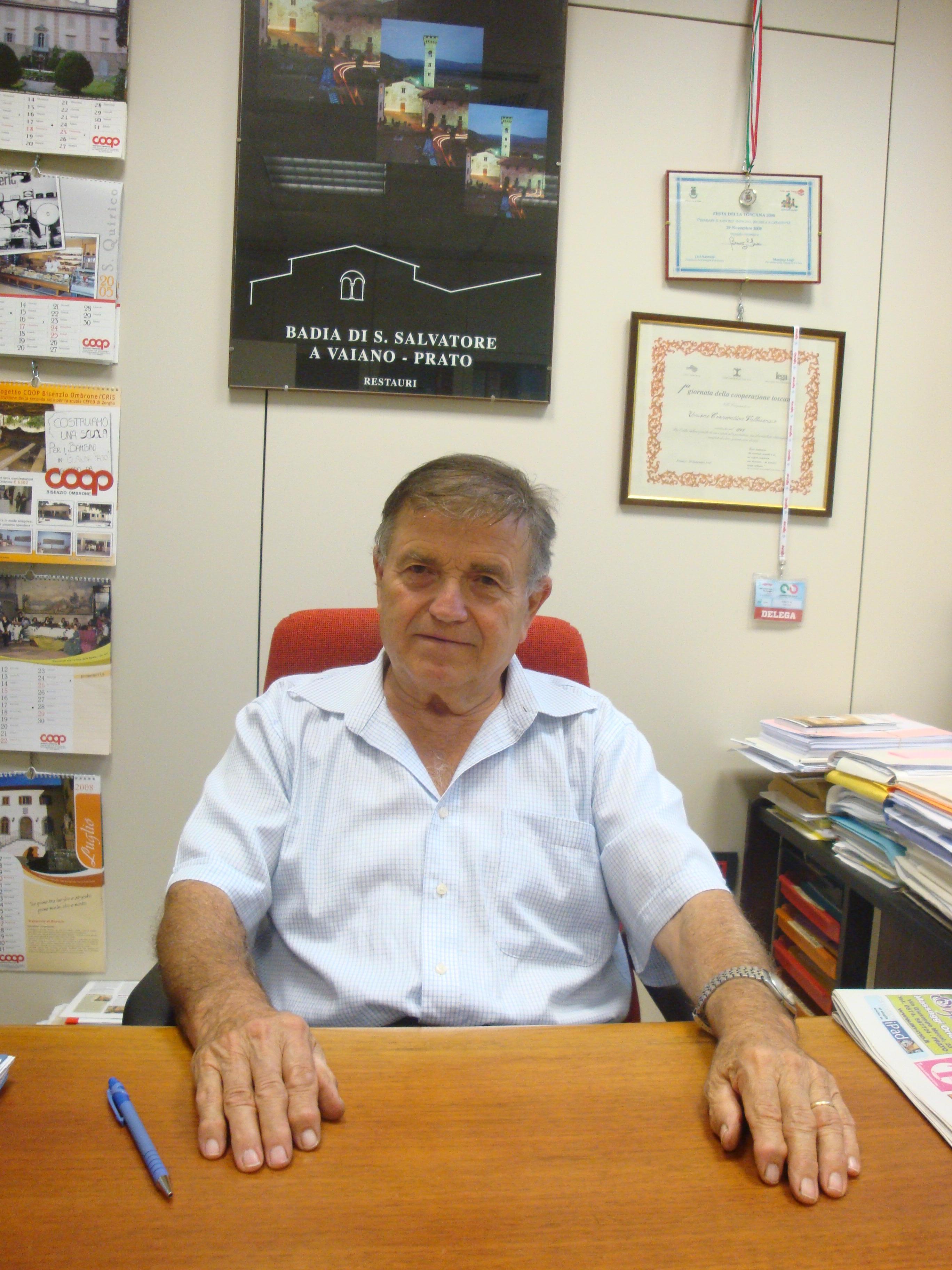 Bruno Gucci, ex presidente della Coop Bisenzio Ombrone