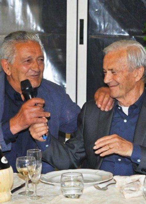 Corrado Orrico, a sinistra, con Gigi Simoni