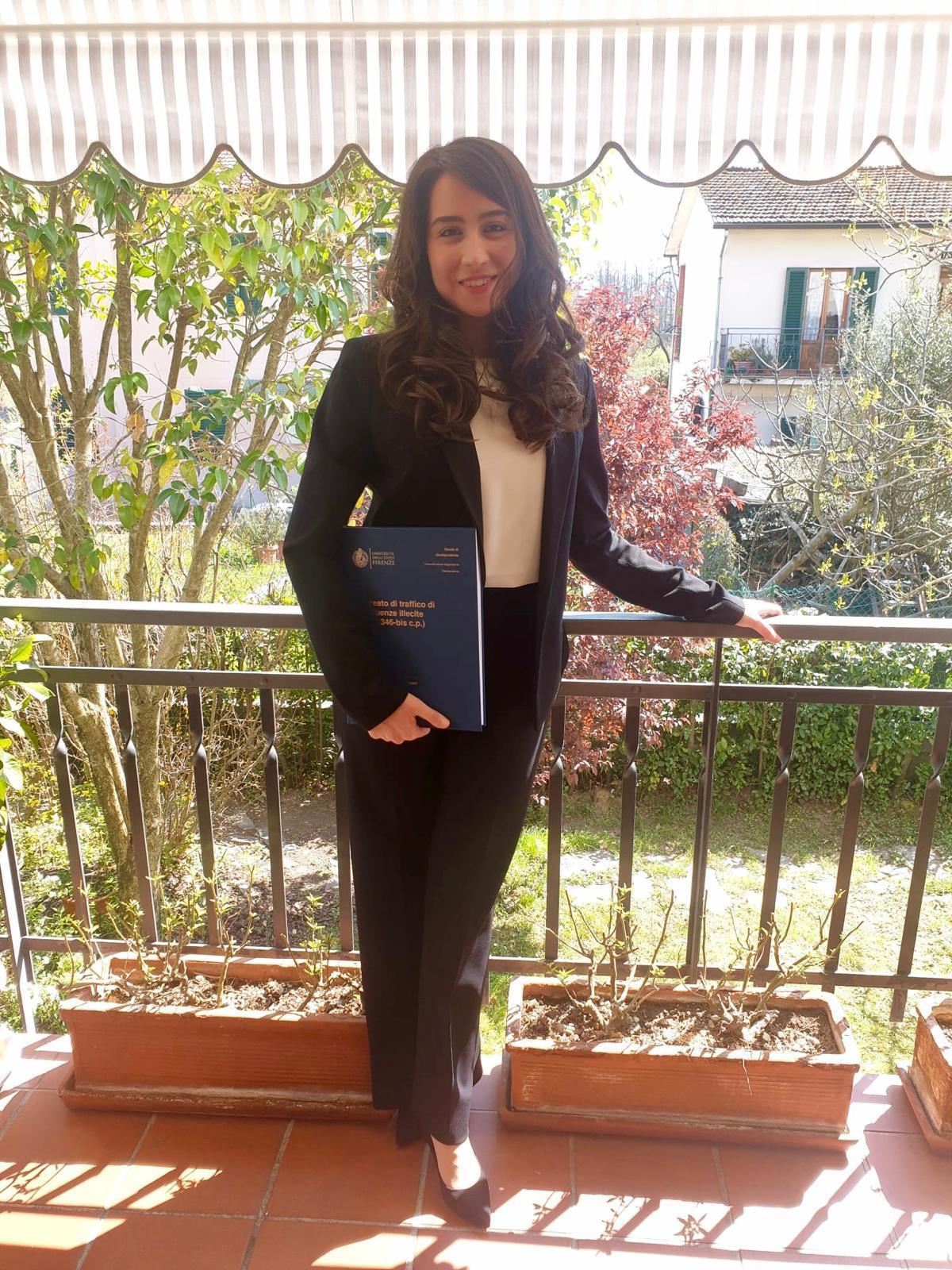 Chiara Ariodante, neo dottoressa in Giurisprudenza