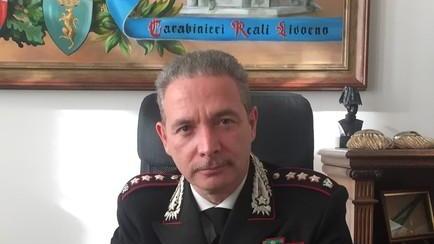Il colonnello Massimiliano Sole, comandante provinciale dei carabinieri