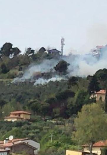 Tre incendi in un giorno nel territorio di Massarosa