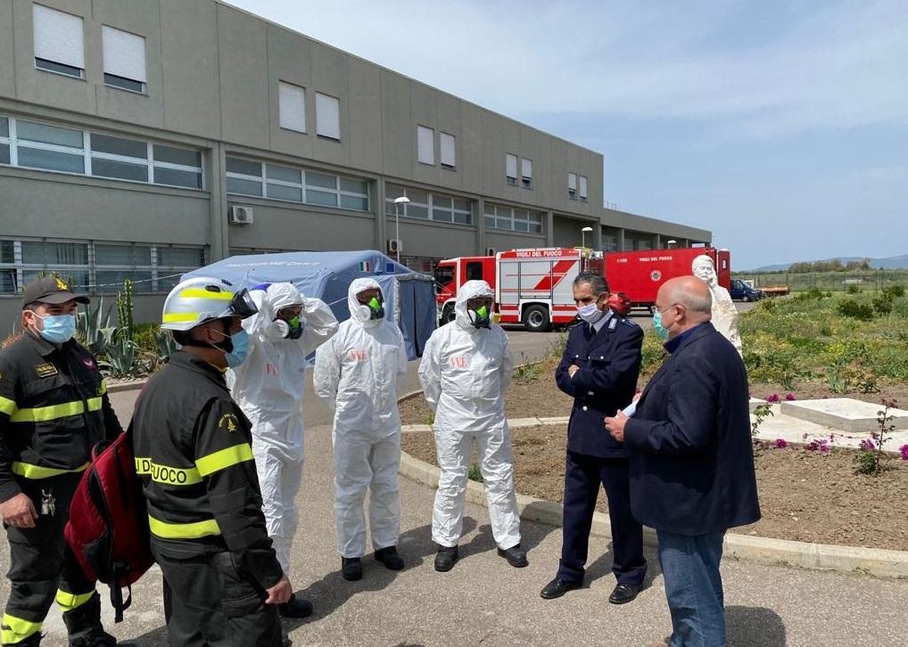 Sanificazione straordinaria nel carcere di Massama