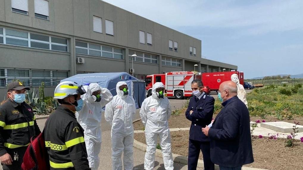 Sanificazione straordinaria nel carcere di Massama