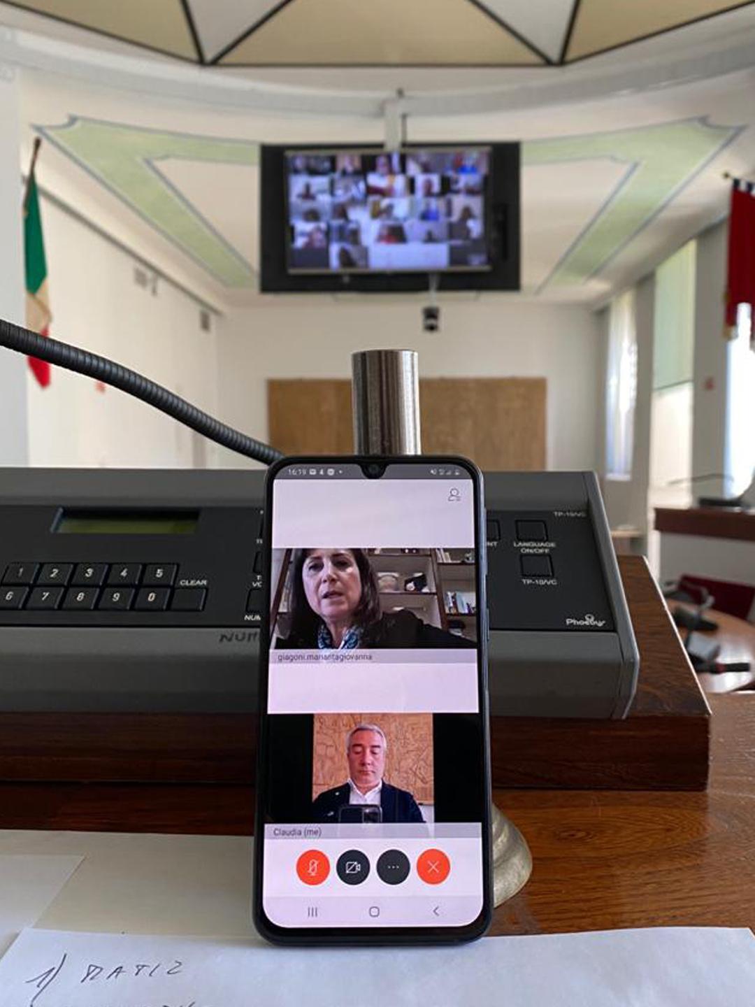 Capigruppo in videoconferenza primo test tecnico senza intoppi