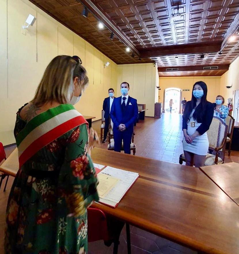 Samuele Mocciaro e Lisa Weng in Comune a Carmignano