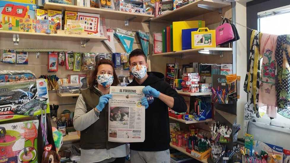 L’edicola che ti consegna il giornale sulla porta