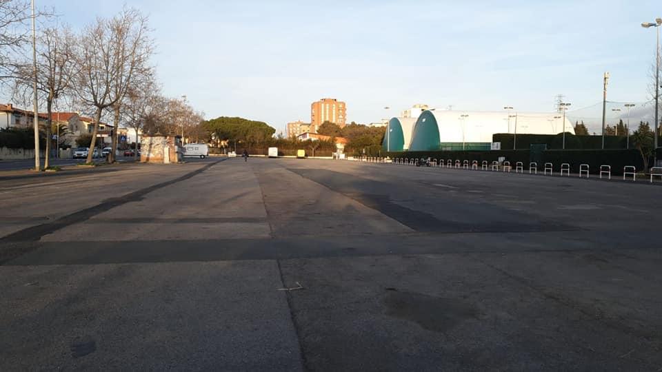 Un'immagine di piazzale Veterani dello sport