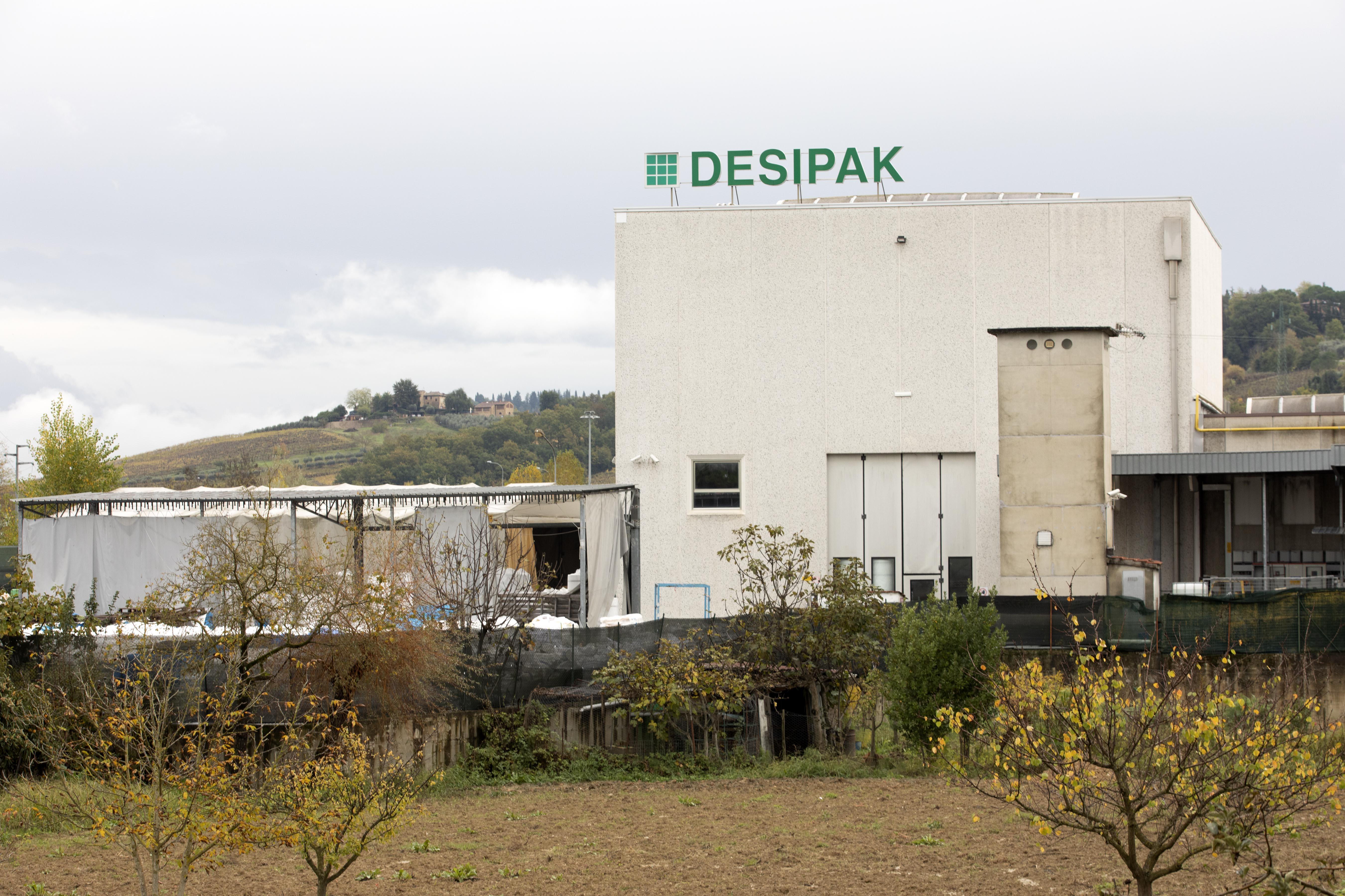 Lo stabilimento Desipak di Certaldo