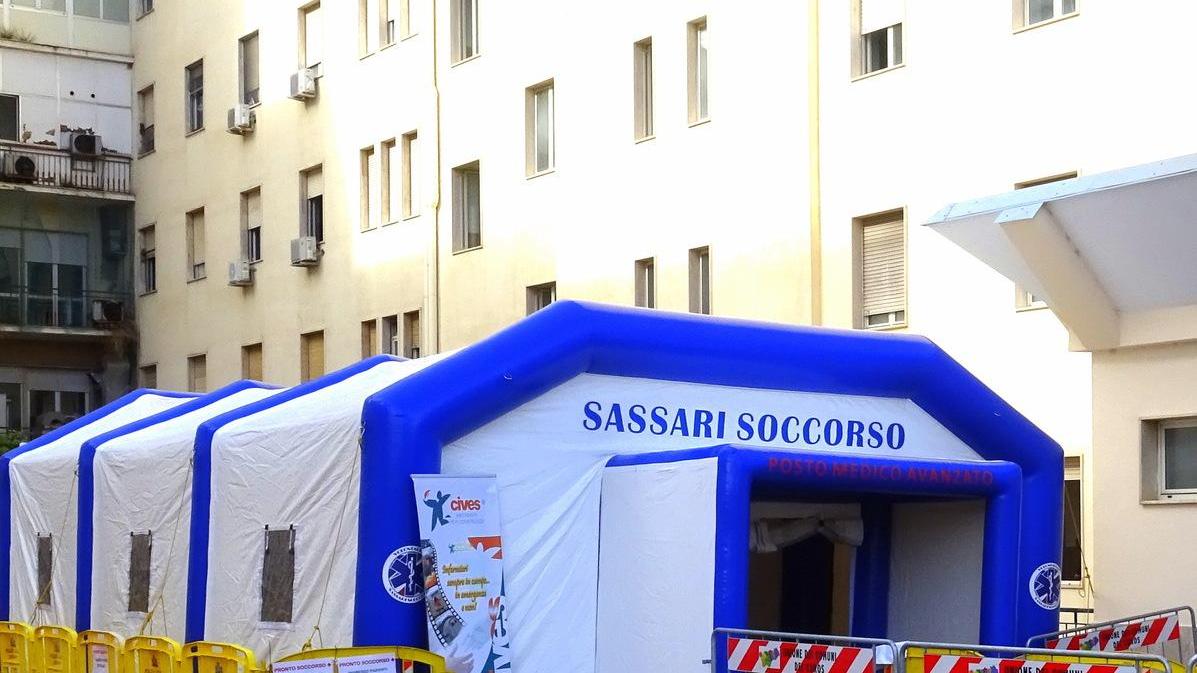 Il triage di “Sassari soccorso” all’ospedale