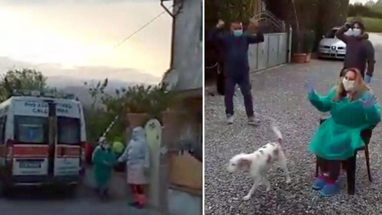 Festa a sorpresa per il ritorno di Antonella: «Grazie, quando potrò vi abbraccerò tutti» 