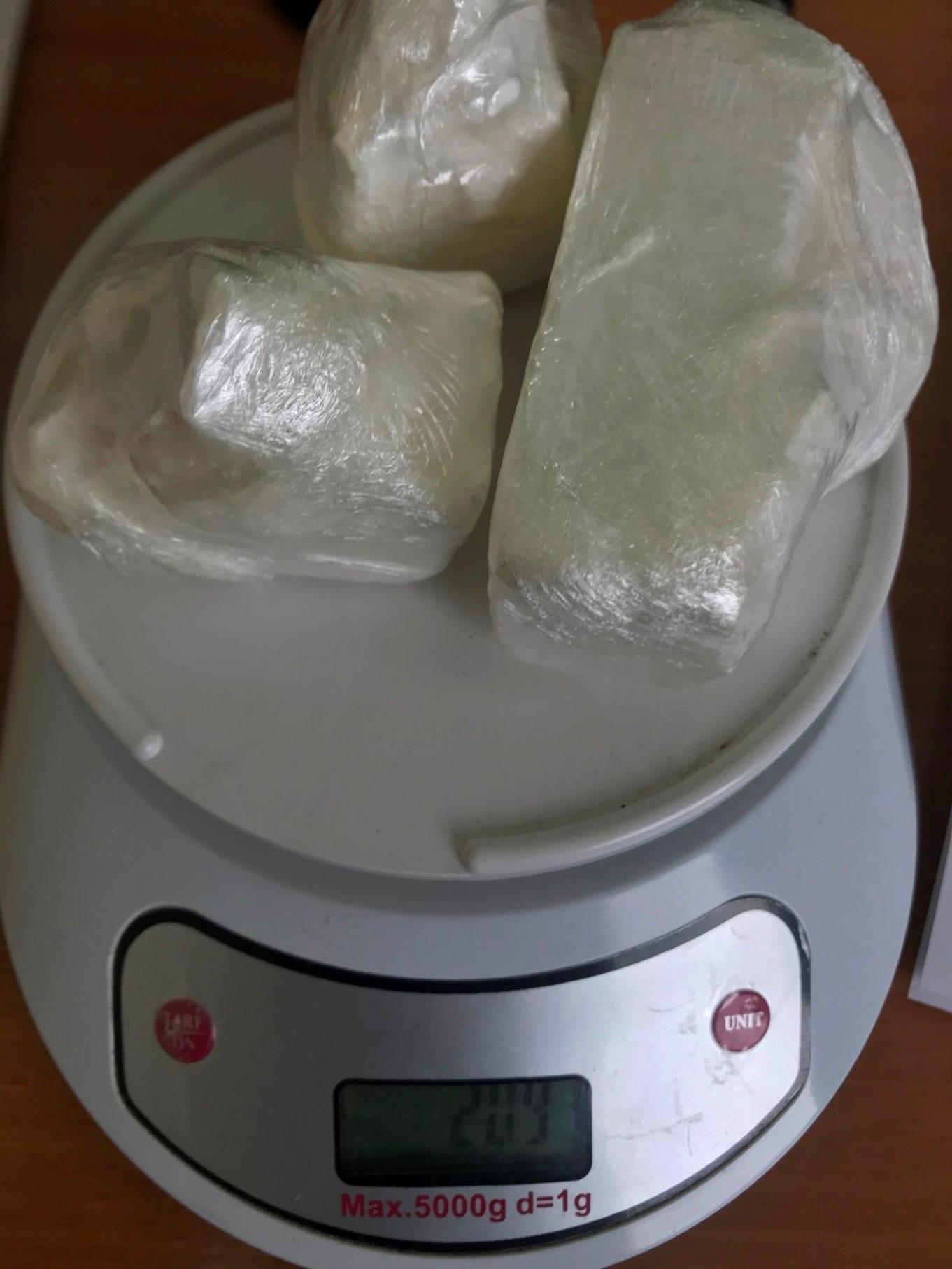 La cocaina nascosta nell'auto