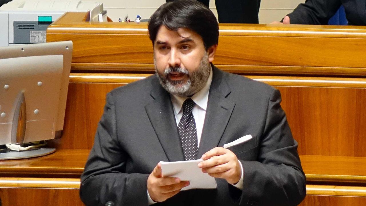 Il presidente Solinas
