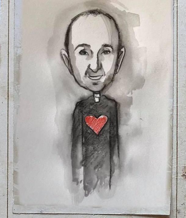 Dedicato a don Piero Baltolu il nuovo ritratto di Simone Sanna