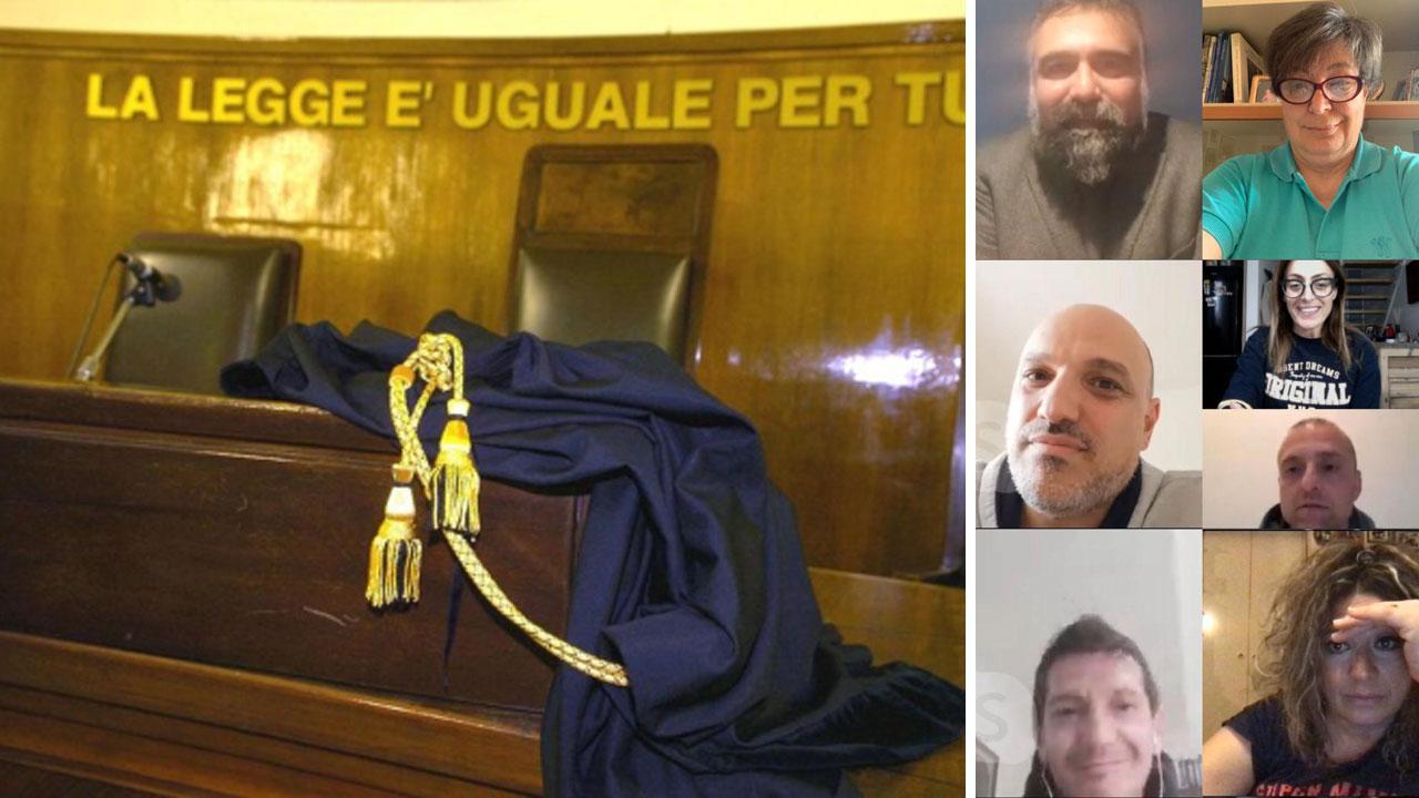 Processo a distanza, il no degli avvocati: «Travisato il senso del nostro video» 