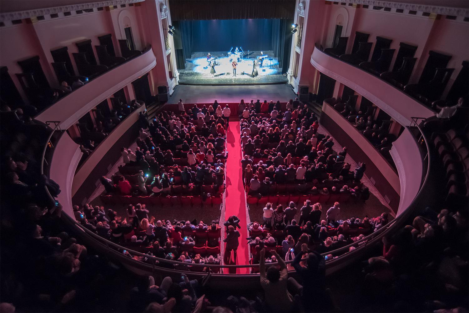 Uno spettacolo al Teatro Verdi di Sassari, immagine di repertorio