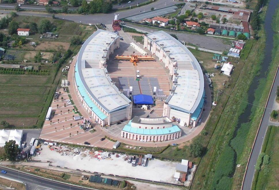 La Cittadella del Carnevale vista dall'alto