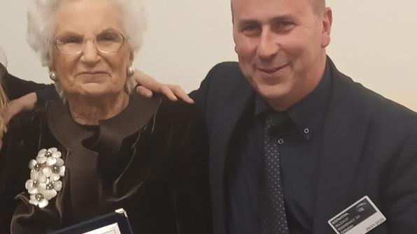 La senatrice a vita Liliana Segre cittadina benemerita di Stazzema