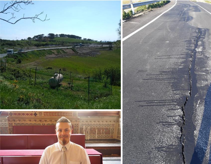 Cede la carreggiata della strada 68 a pochi mesi dalla fine dei lavori 