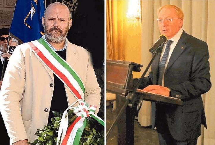 Da sinistra: il sindaco di Cecina Samuele Lippi e il prefetto di Livorno Gianfranco Tomao