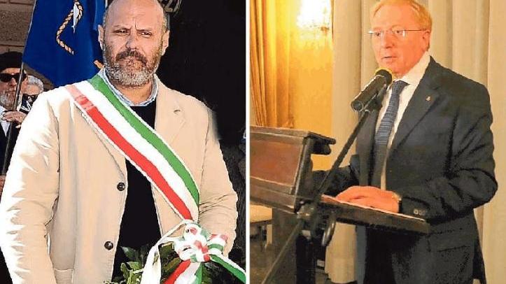 Da sinistra: il sindaco di Cecina Samuele Lippi e il prefetto di Livorno Gianfranco Tomao
