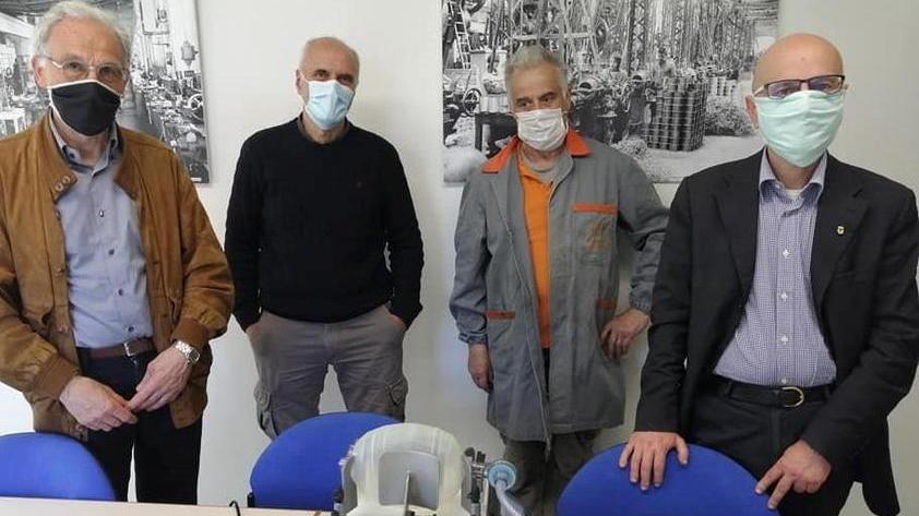 Ventilatore polmonare a basso costo costruito a Bardalone dalla Stern Progetti