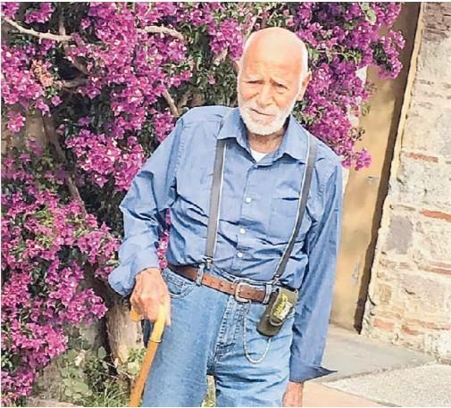 Giulio Paolicchi, 95 anni compiuti lo scorso 10 marzo