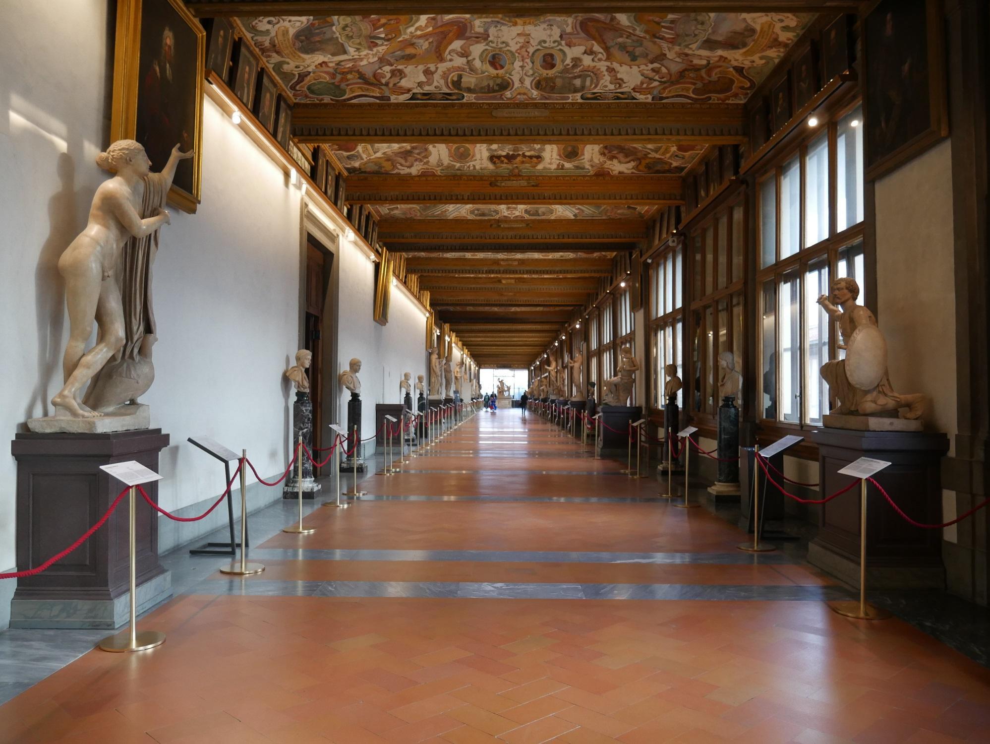 Visitare virtualmente gli Uffizi? Si può, grazie a due fortemarmini 